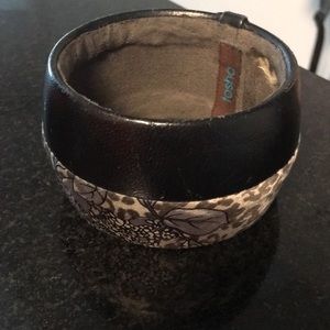 Leather/Fabric bracelet from Nordstrom